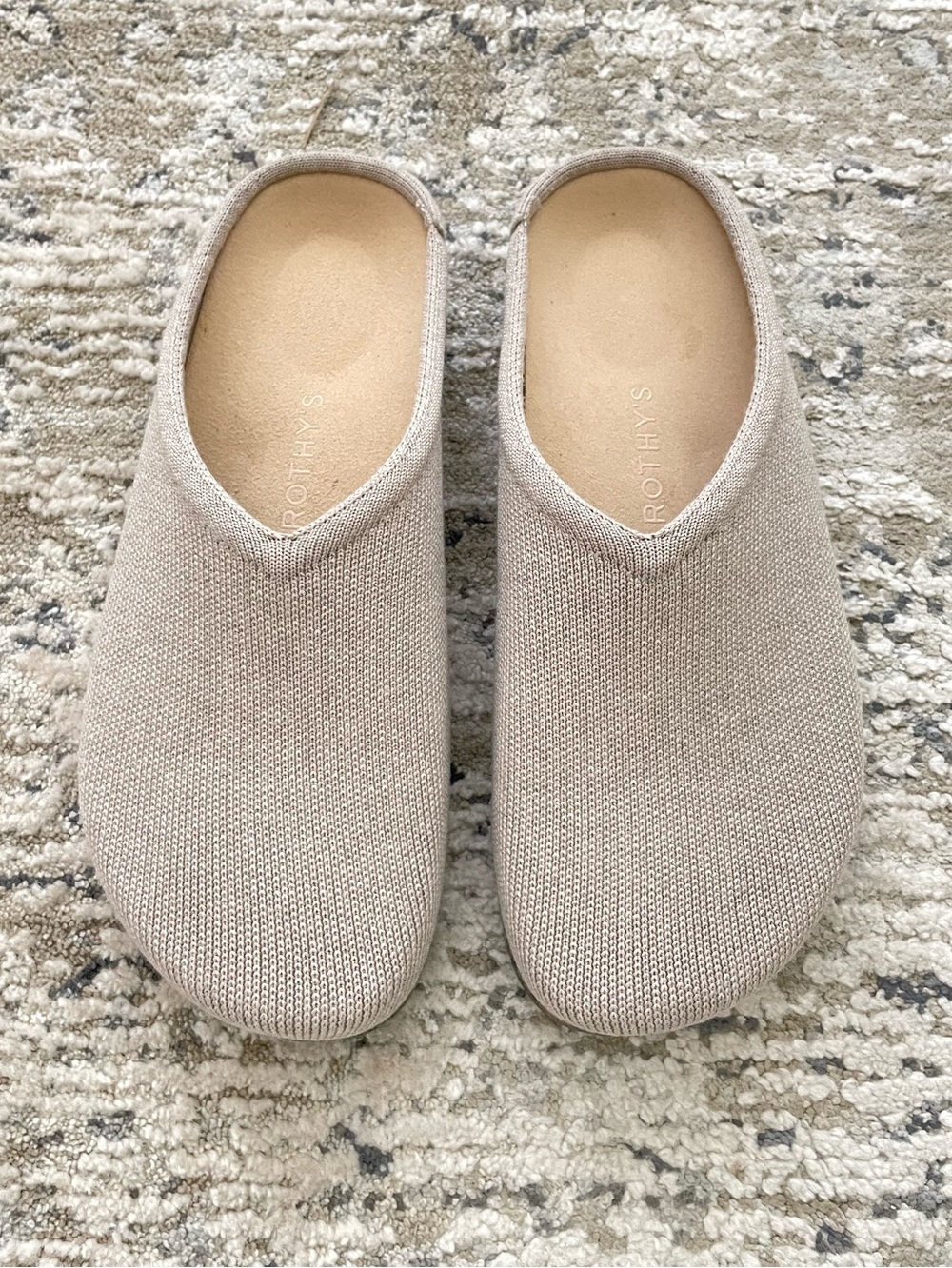 Rothy’s Casual Clog Dove Size 9 Merino Wool